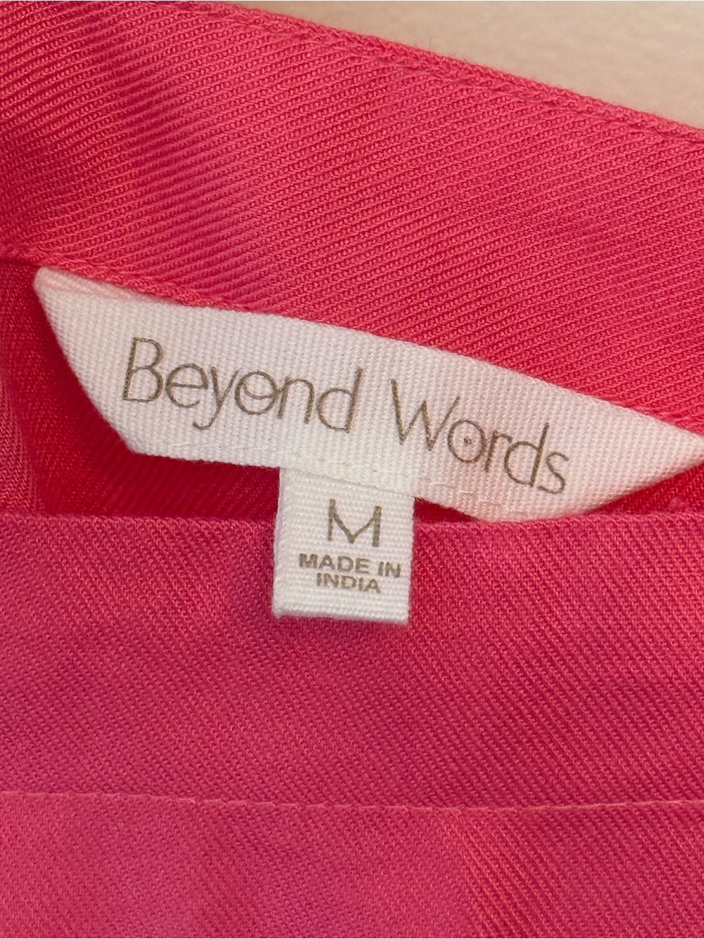 Beyond Words Raspberry Pink Puff Sleeve Dress - Picture 4 of 8